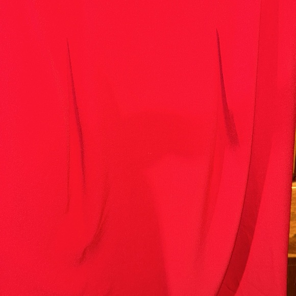 Sandra Darren Women’s Short Sleeve Red Dress Size 18W-EUC - Picture 4 of 6